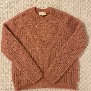 NWOT Sézane Mohair Sweater, Pink/Rose Color, Size XS